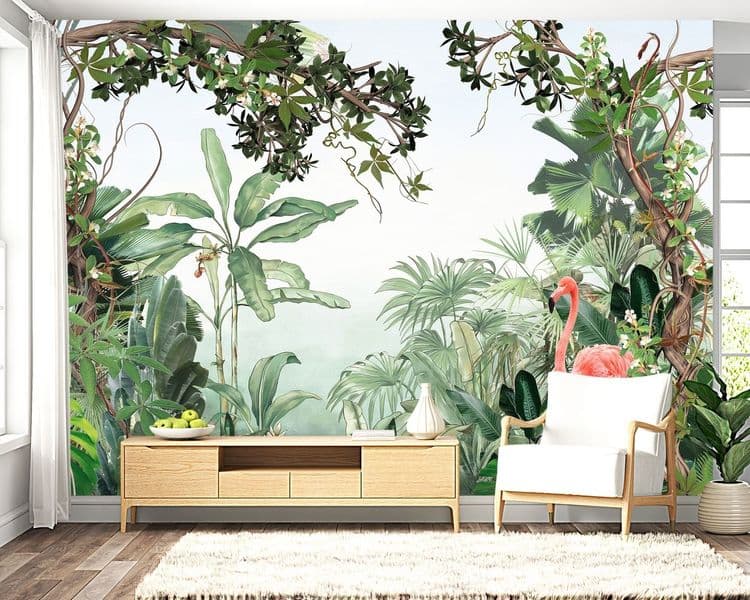 Tropical Flamingo Foliages
