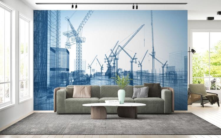 Construction Site Illustration