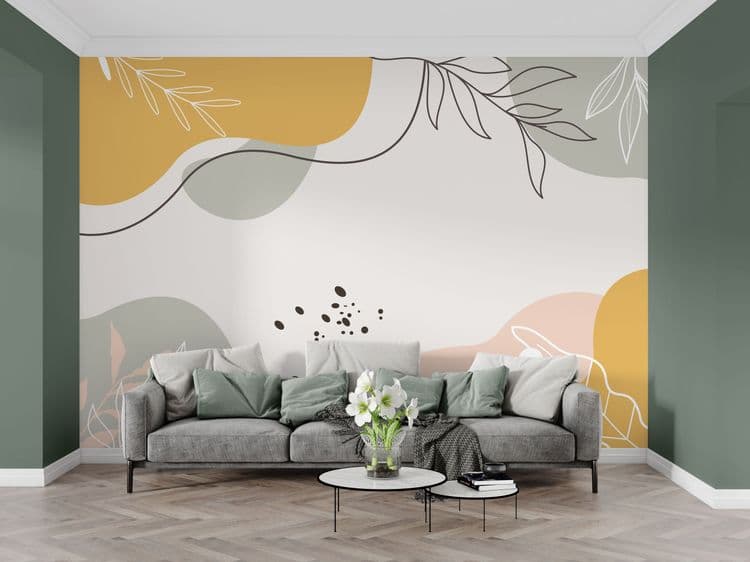 Pastel Botanical Pattern