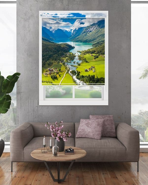 Green Alpine Hamlet