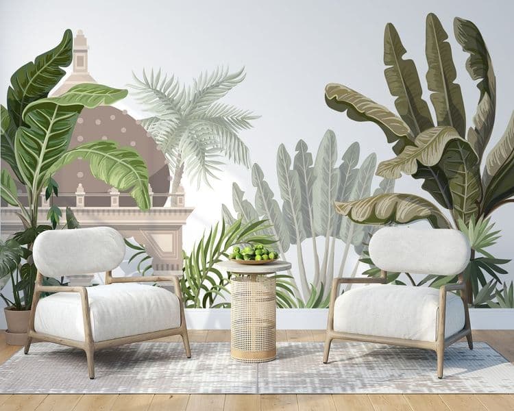Tropical Castle Border