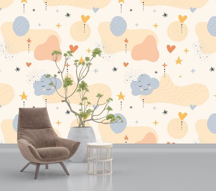 Pastel Cloud Pattern