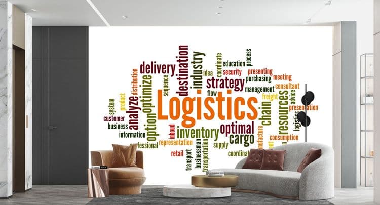 Logistics Typography
