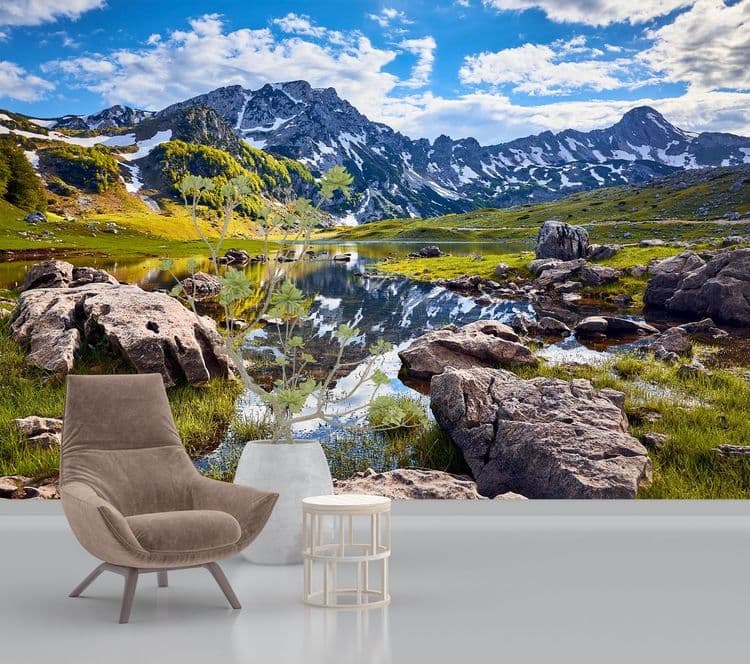 Alpine Rocky Valley