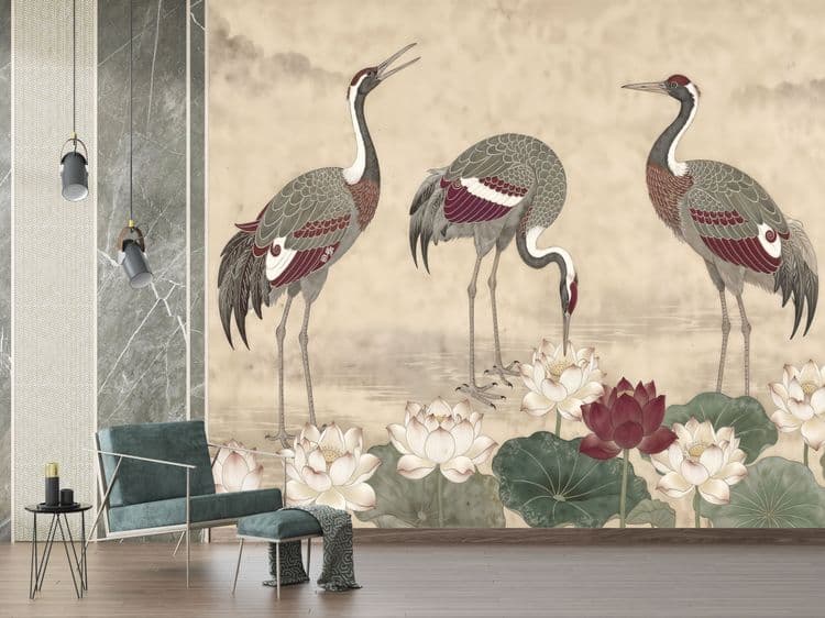 The Eternal Cranes of the Lotus Pond