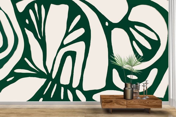Abstract Botanical Shapes