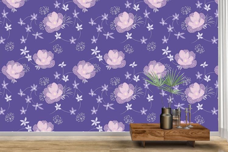 Purple Flower Pattern