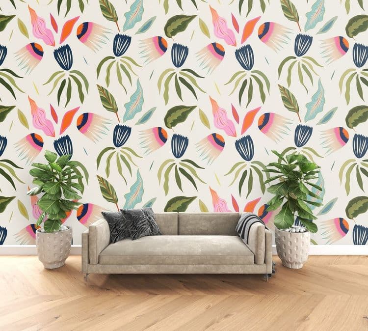 Colorful Botanical Pattern
