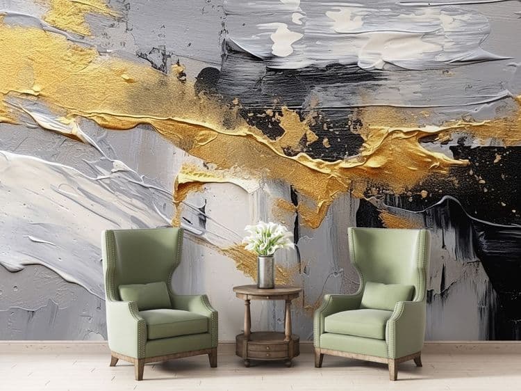 Golden Artistic Texture