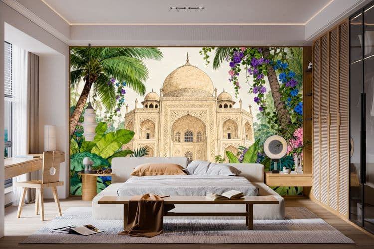 The Taj in Tropical Bloom