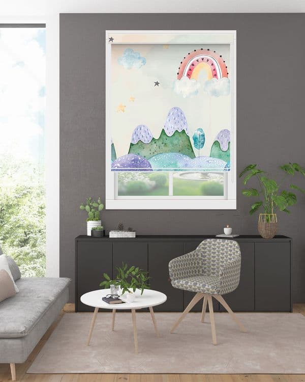 Pastel Mountain Skies