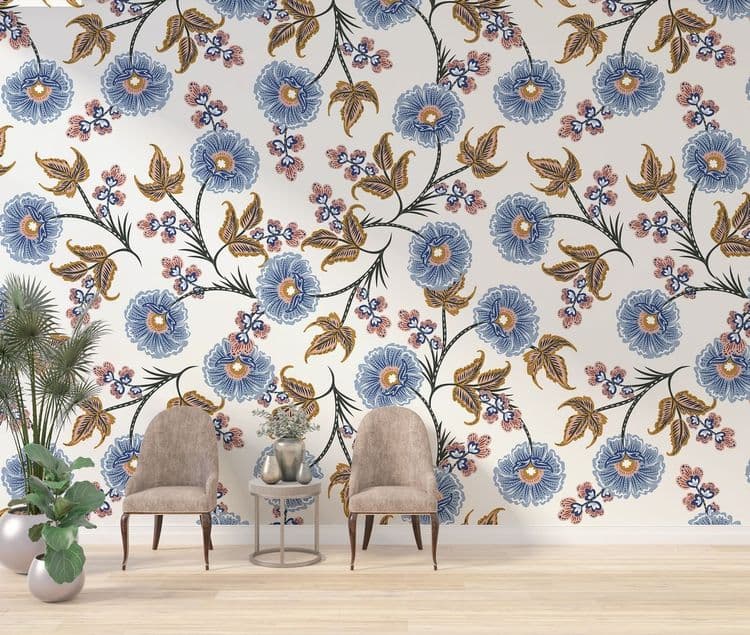 Blue Floral Pattern