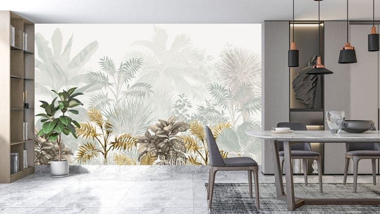 Watercolor Tropical Leaves