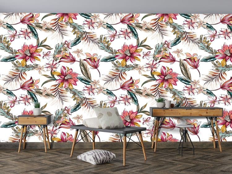 Colorful Tropical Floral