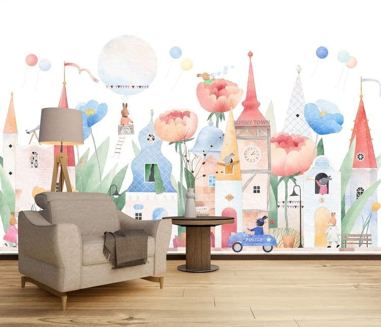 Pastel Castle Garden