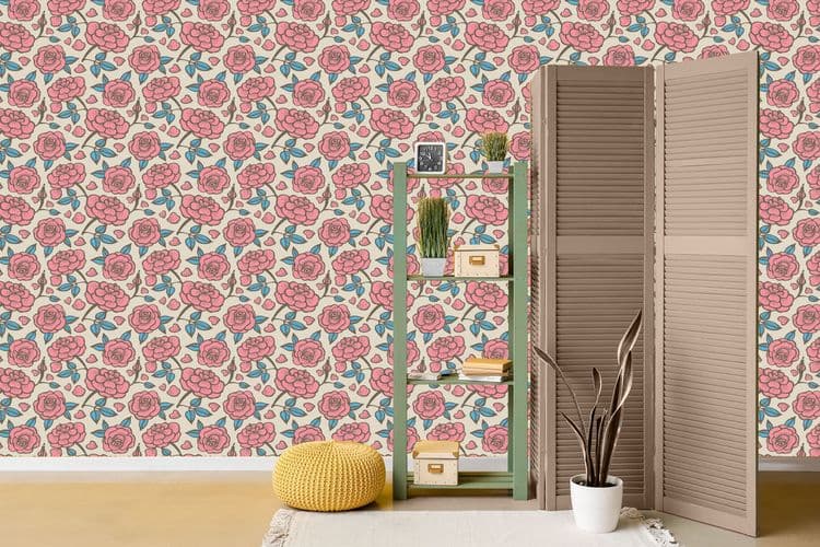 Vintage Floral Texture