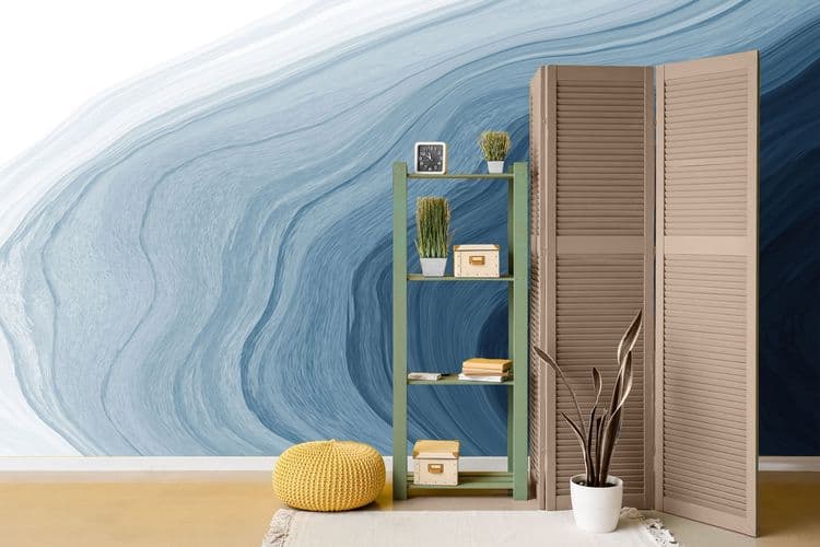 Blue Gradient Waves