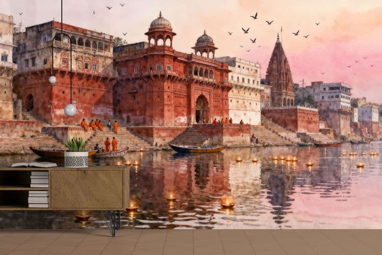 Dusk Prayers at the Holy Ganges