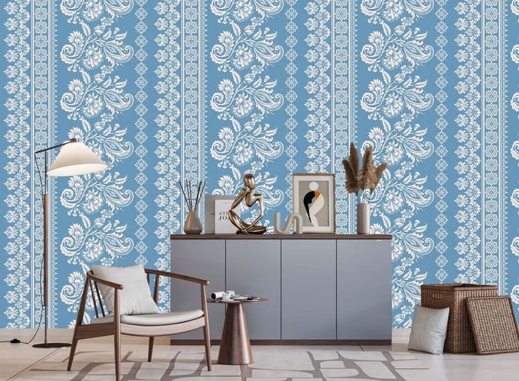 Blue Ornamental Pattern