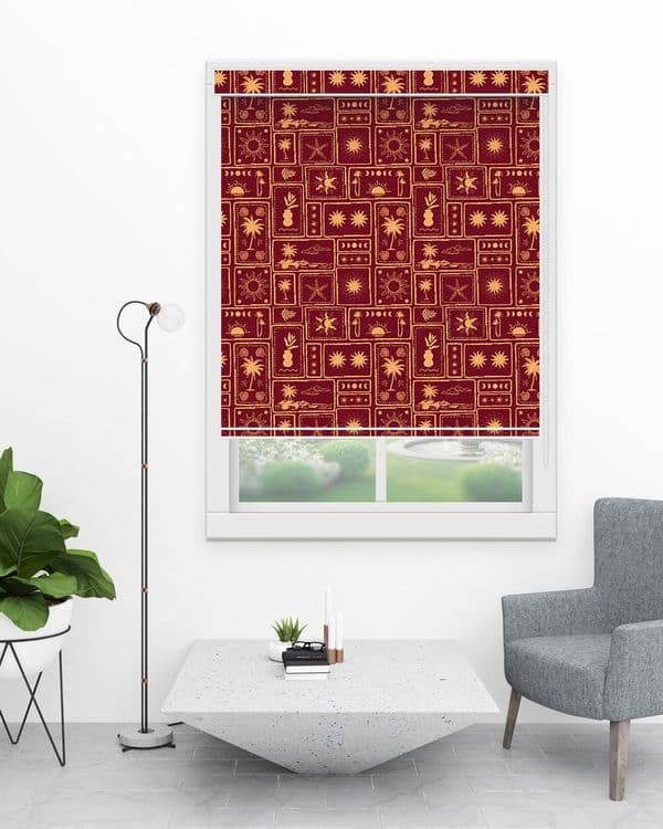 Burgundy Tilework