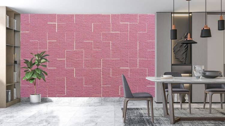 Pink Geometric Pattern