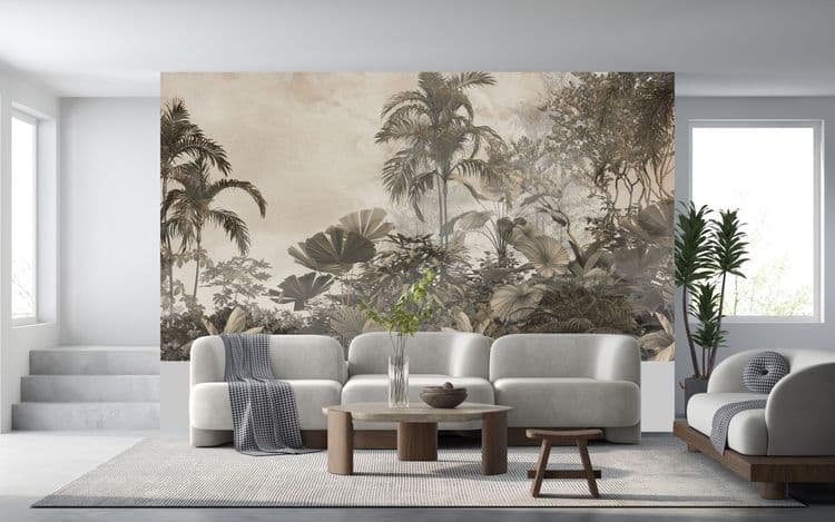 Sepia Tropical Forest