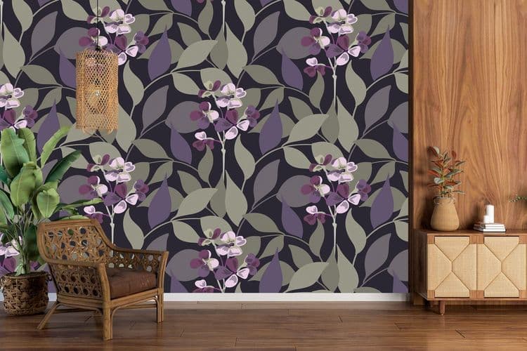 Moody Botanical Print