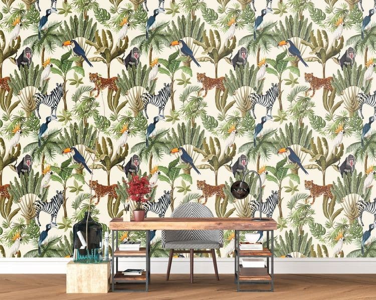 Wildlife Botanical Pattern