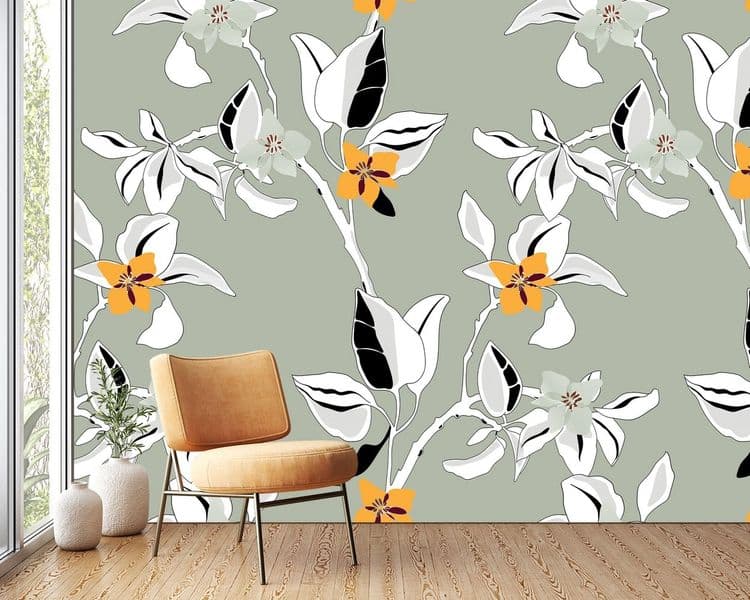 Sage Botanical Pattern