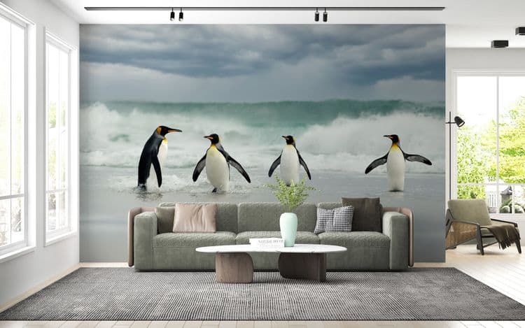 Penguin Ocean Scene