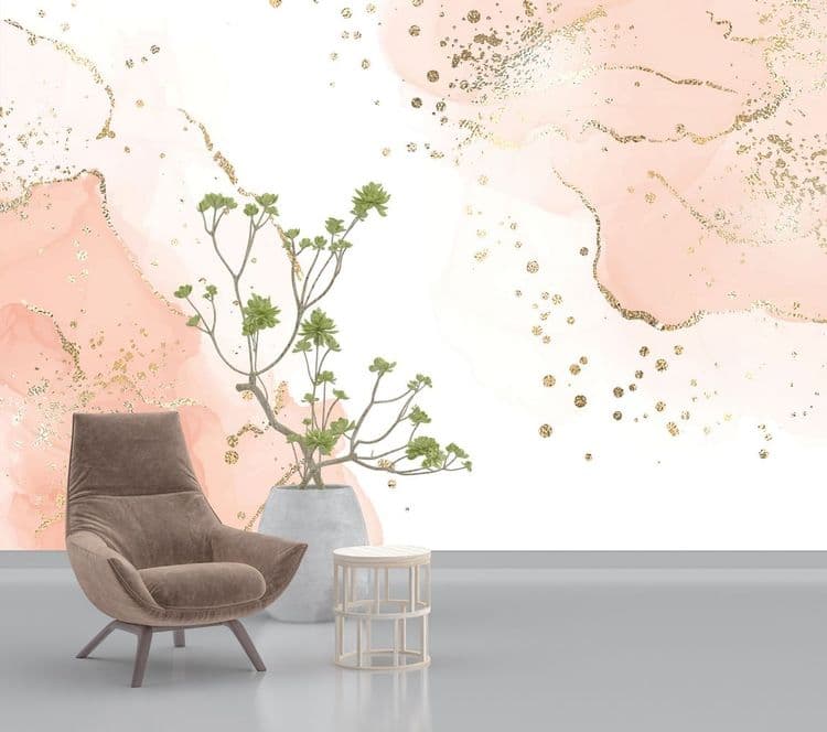 Pink Marble Abstract