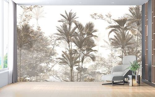 Misty Palm Forest