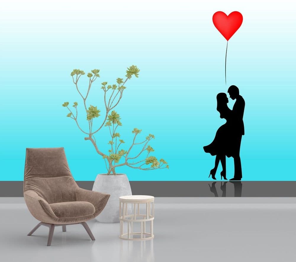 Romantic Balloon Scene view 1