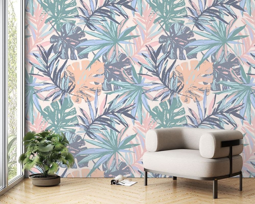 Hand Drawn Tropical view 1