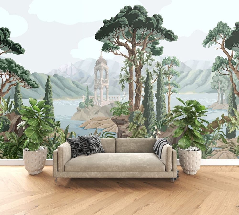 Tropical Mountain Valley view 1