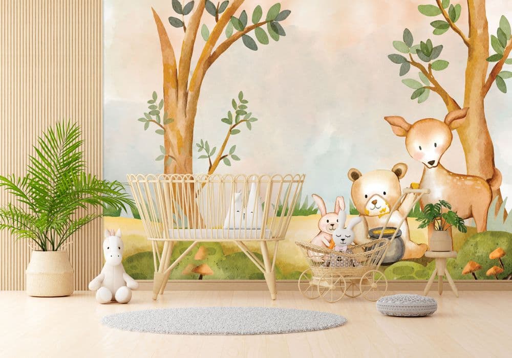 The Little Fawn’s Watercolor Tale view 1