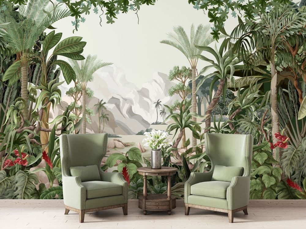 Green Tropical Jungle view 1