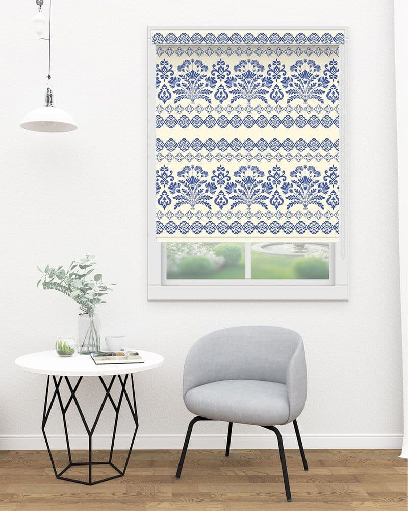 Indigo Border Lace view 1