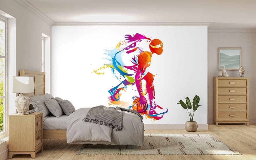 Basketball Player Art view 1
