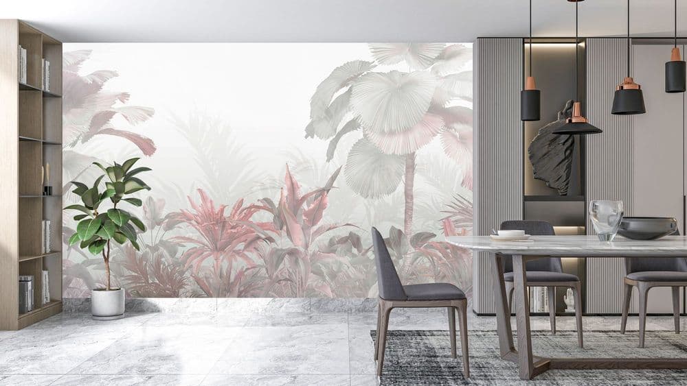 Pink Tropical Forest view 1