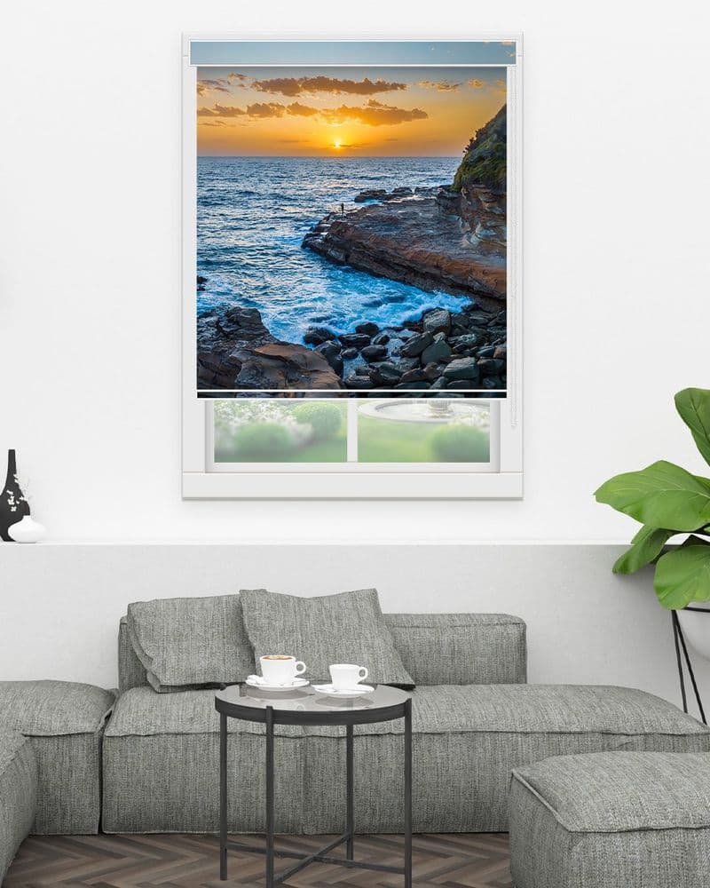 Cliffside Sunset Sea view 1