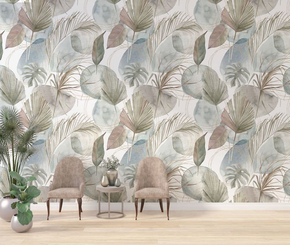 Nordic Tropical Leaves view 1