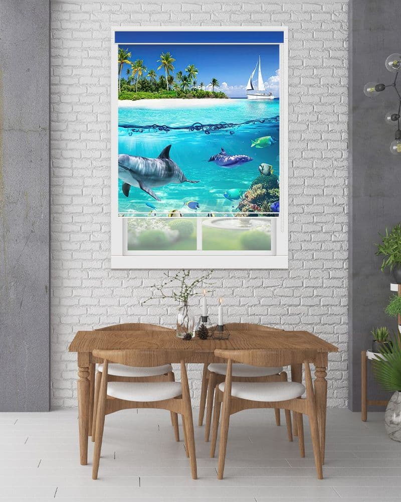 Tropical Beach Blinds view 1