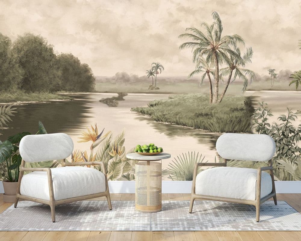 Tropical River Landscape view 1