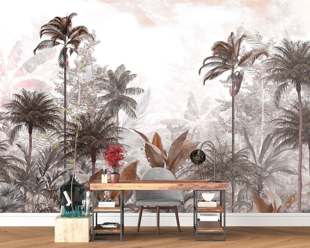 Sepia Tropical Forest view 1