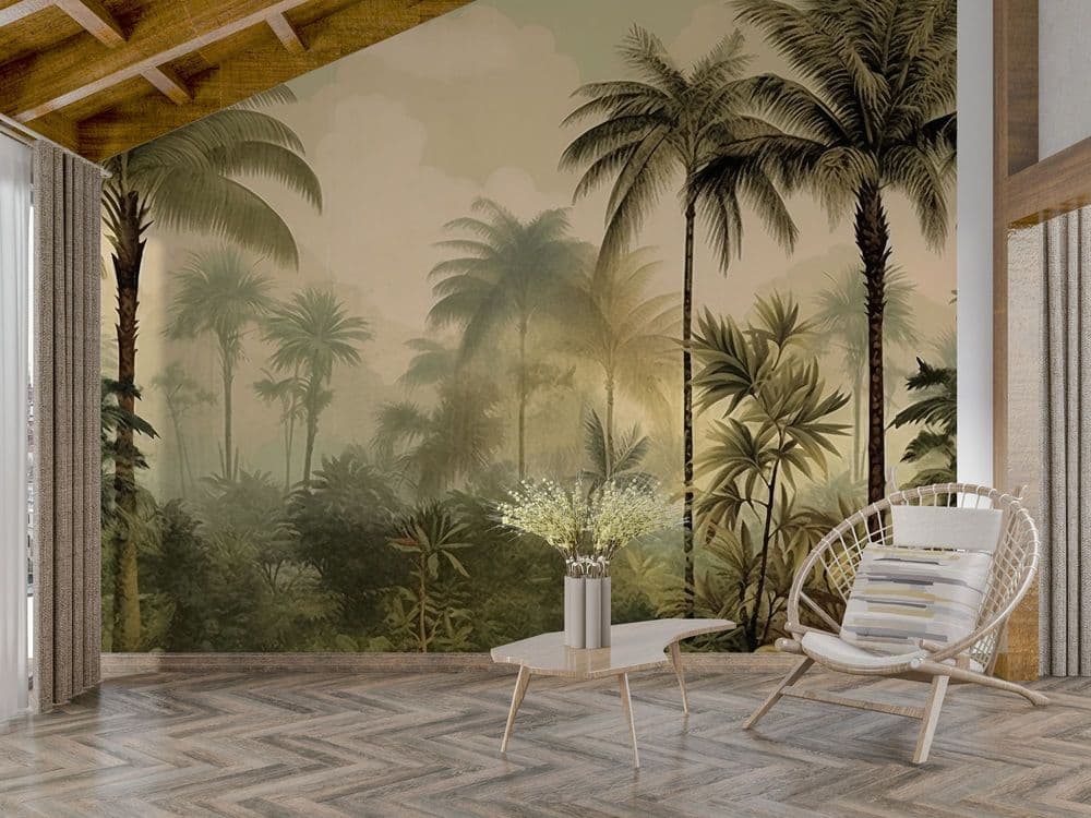 Golden Tropical Landscape view 1
