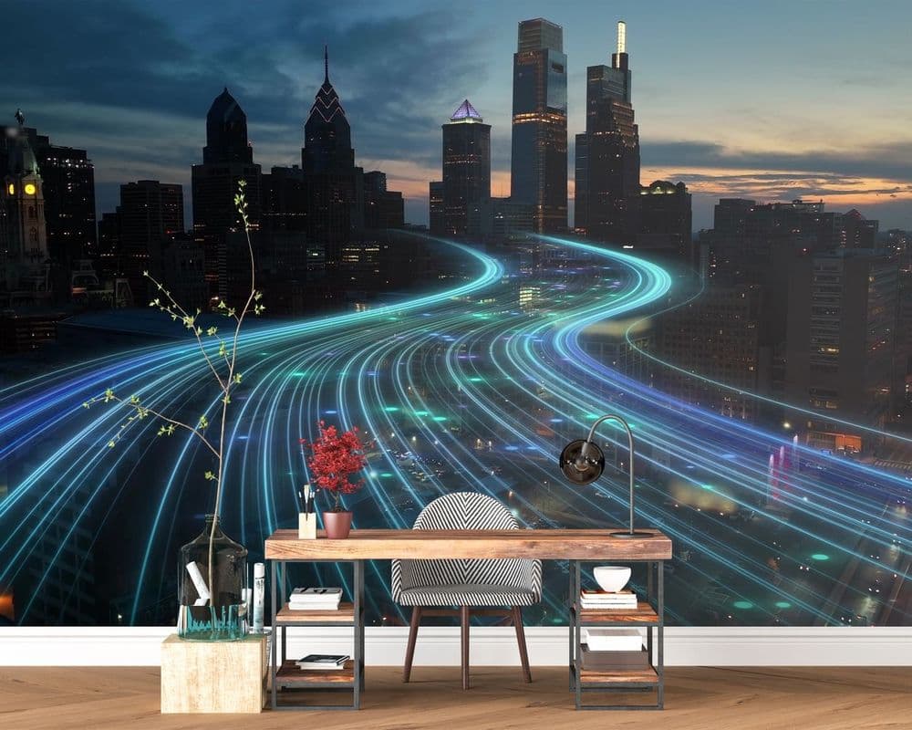 Futuristic City Road view 1