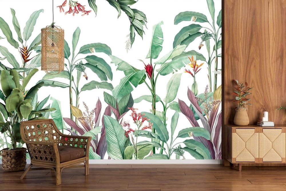 Green Tropical Plants view 1