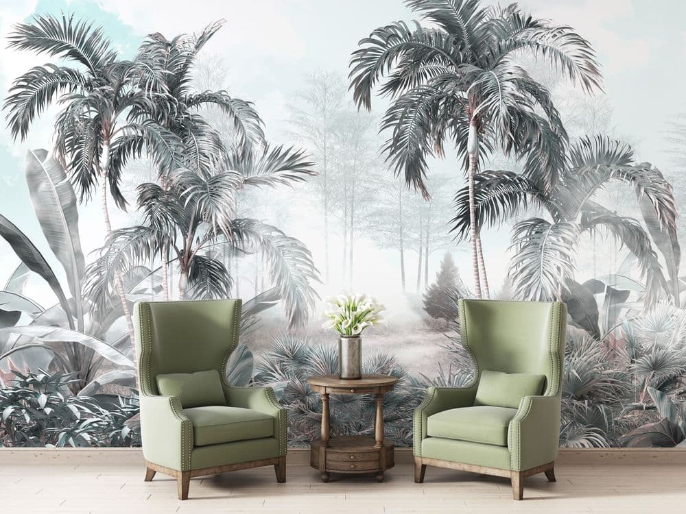 Misty Tropical Landscape view 1