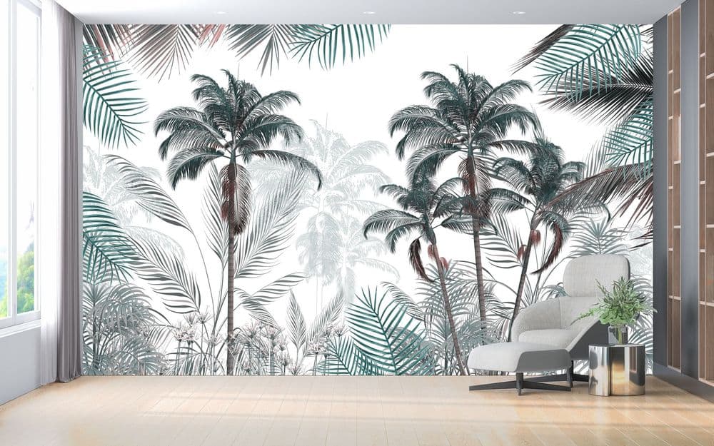 Silver Tropical Trees view 1